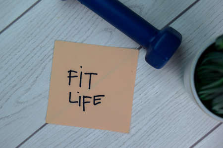 Setup Set Today write on a paperwork and supported by additional services isolated on Wooden Table.の写真素材