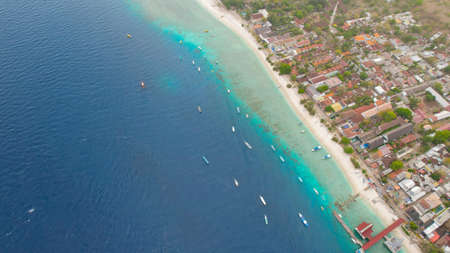 Aerial view of Patung Titi Banda monument in Denpasar, Bali, Indonesia. Denpasar, Indonesia,のeditorial素材
