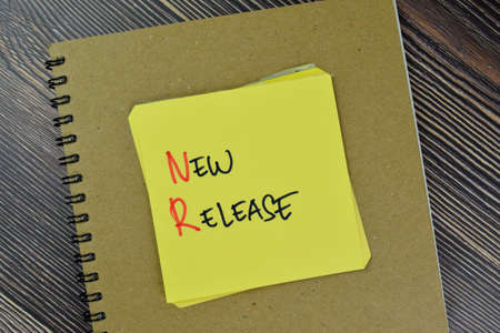 Service Provider write on sticky notes isolated on Wooden Table.