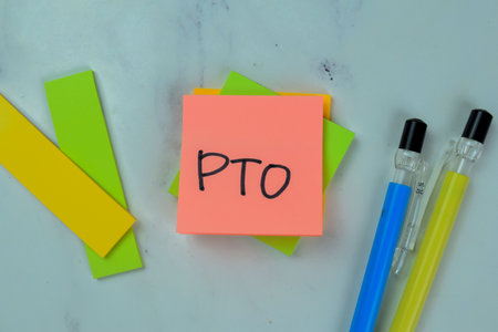Concept of ROI - Return Of Investment write on sticky notes isolated on Wooden Table.の写真素材