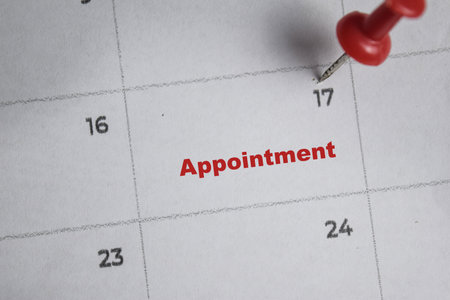 17th day of the month. writing text Appointment on calendar date. Save the date. Day of the year concept.の写真素材