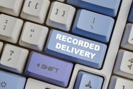 Recorded Delivery on the button keyboard