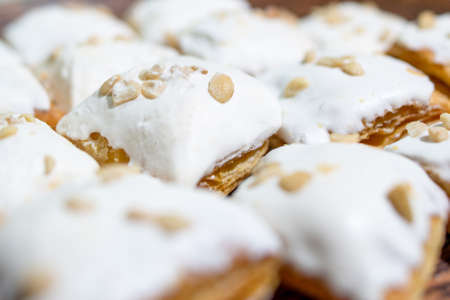 Meringue puffの写真素材