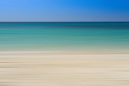 abstract montion of sea beach for vacation time and relax from hard work - can use to display or montage on productの写真素材