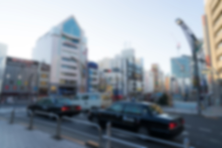 abstract blur of urban city in tokyo - can use to display or montage on productの写真素材