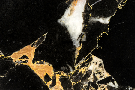 surface of golden black marble pattern texture design interior luxury background abstractの写真素材