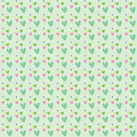 green heart background