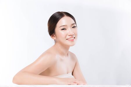 beauty woman asia and have white skin charmの写真素材