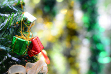 Abstract blur chrismas backgroundの写真素材