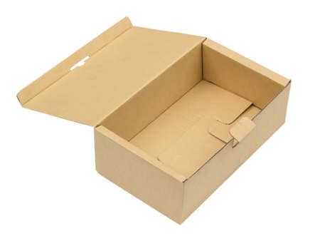 Cardboard box isolated
