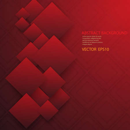 Red abstract background.Vector illustration.のイラスト素材