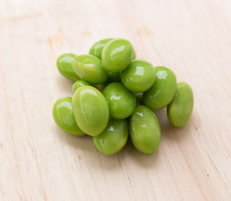 Edamame soy beansの写真素材