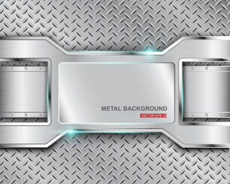 Metal background illustrationのイラスト素材