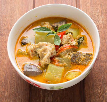 Green Curry with Fish - Gang Kiew Wanの写真素材