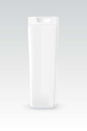 Shampoo Bottle On White Backgroundのイラスト素材