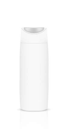 Shampoo Bottle On White Backgroundのイラスト素材