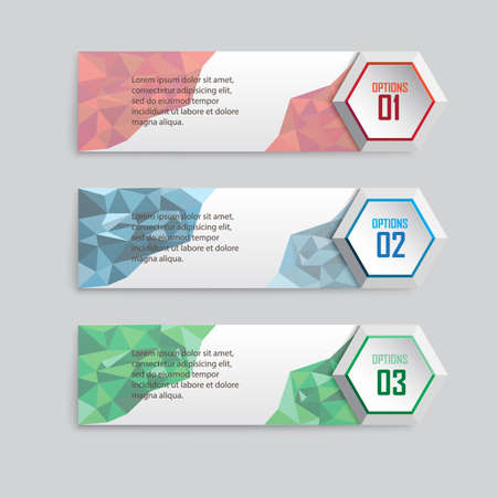 Paper number options template,Vector design template,のイラスト素材