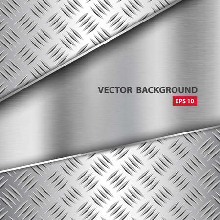 Metal background.Vector illustrationのイラスト素材