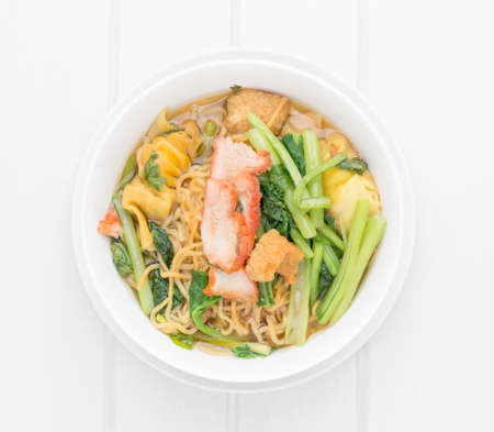 Dumpling Noodle Soupの写真素材