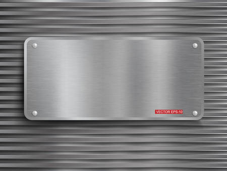 Metal background.Vector illustrationのイラスト素材