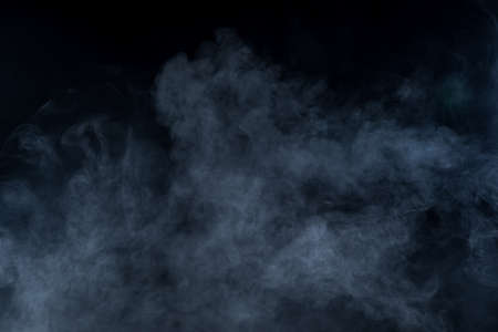 Abstract Smoke on black Backgroundの写真素材