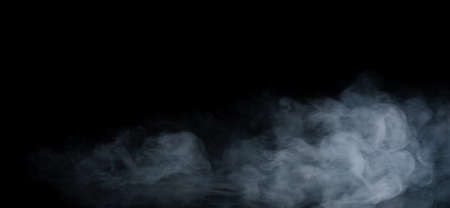 Abstract smoke on black background