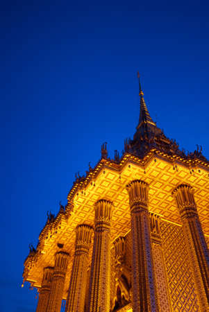 The Holy Buddha Foot at Wat Phra Phutthabat, Saraburi, Thailand の写真素材