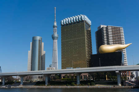 Tokyo Sky Tree tower, the tallest structure in Japan in 2010のeditorial素材