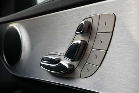 Door sear adjust button switch control in luxury business car