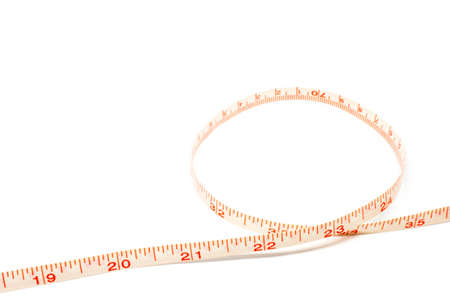 measuring tape isolated on white background