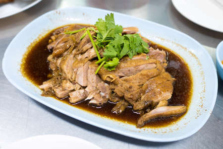 Five Spice Duck slice Chinese foodの写真素材