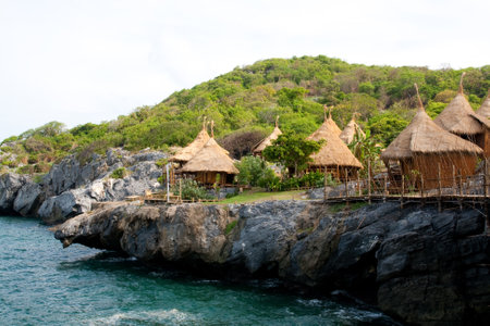 Paree hut at Koh Sri Changのeditorial素材