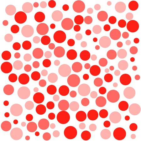 Abstract pastel red dot backgroundのイラスト素材
