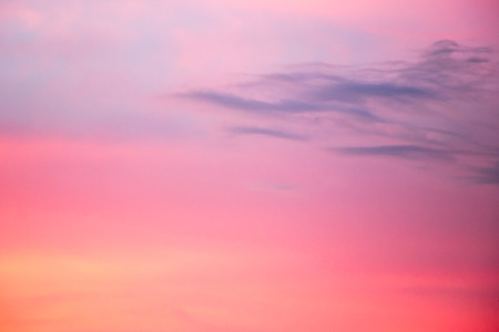 Beautiful color light sky with cloud background from sunsetの写真素材
