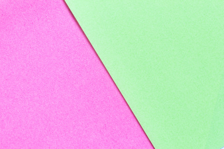 Abstract pink and green color paper background for design and decoration