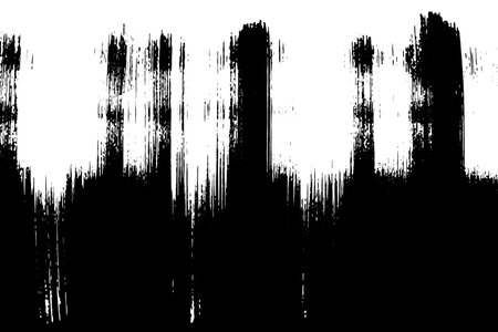 Grunge black texture on white background (Vector). Use for decoration, aging or old layerのイラスト素材