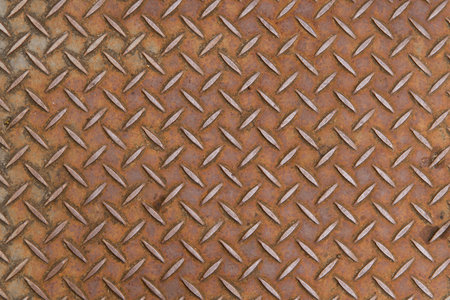 Stain and rust non-slip metal background with copy space. This texture can use for effect layer