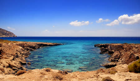 Beautiful greece, wonderful island and sea.の写真素材