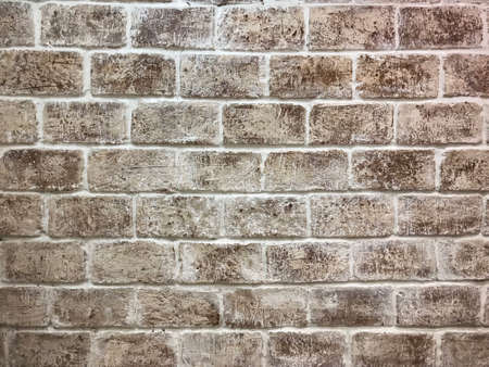 wall of vintage and old brick with dirty texture.