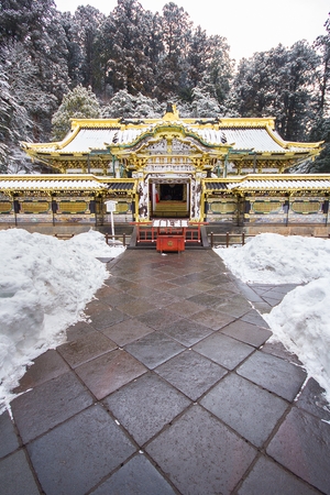 Nikko Japan  UNESCO World Heritage Site. Part of Toshogu Shinto shrineのeditorial素材