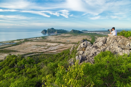 Khao Dang Viewpoint Samroiyod national park Thailandのeditorial素材