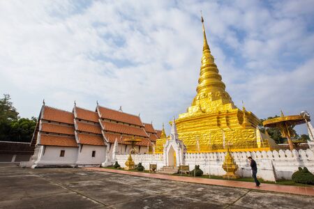 Phra That Chae Haeng Temple is a favourite destination in Nan province, Northern of Thailand