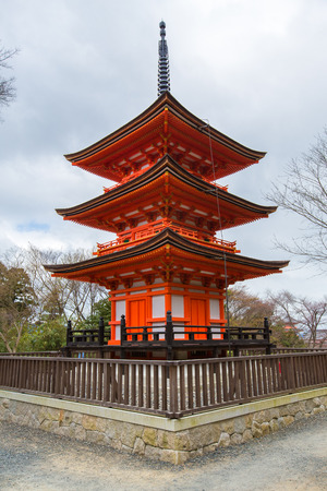 Kiyomizu-dera Temple in Kyoto, Japanのeditorial素材