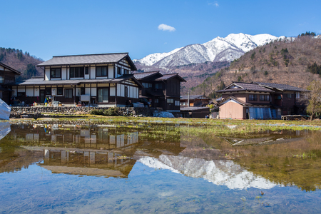Traditional and Historical Japanese village Shirakawago at Japanのeditorial素材