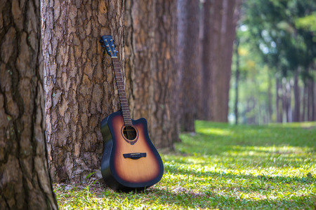 Acoustic guitarの写真素材