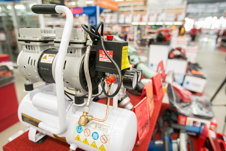 Hardware tools in the Bangkok hardware store in the center of the city.のeditorial素材
