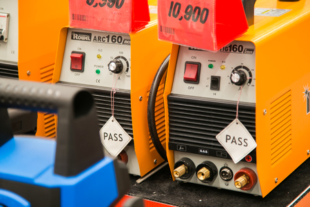 Hardware tools in the Bangkok hardware store in the center of the city.のeditorial素材