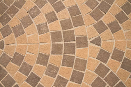 stone and cement floor in parkの写真素材