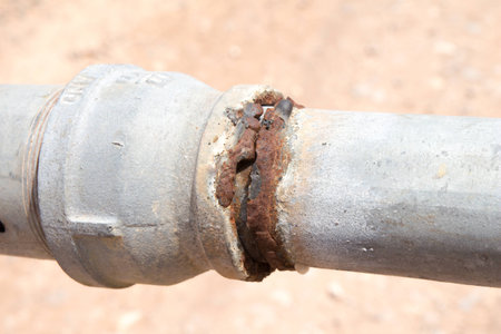 old metal weldの写真素材