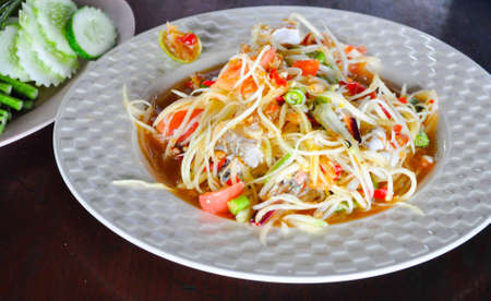 papaya saladの写真素材